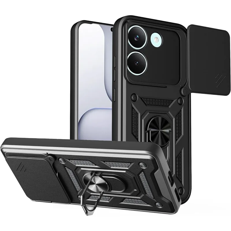Θήκη Combo Kickstand Slide Camera Black Poco X8 Pro