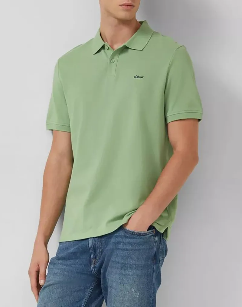 S.OLIVER Πόλο Μπλούζα SO2138262-7253 Green