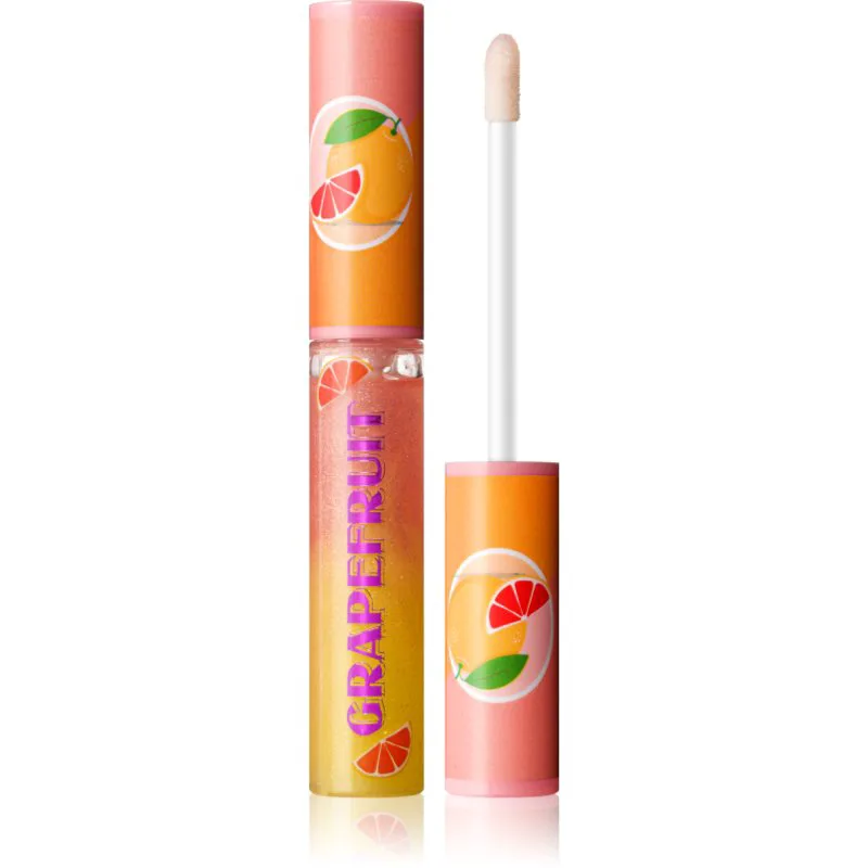 I Heart Revolution Fruity Grapefruit Fizz Γκλίτερ γκλος για τα χείλη με άρωμα Grapefruit 7 ml