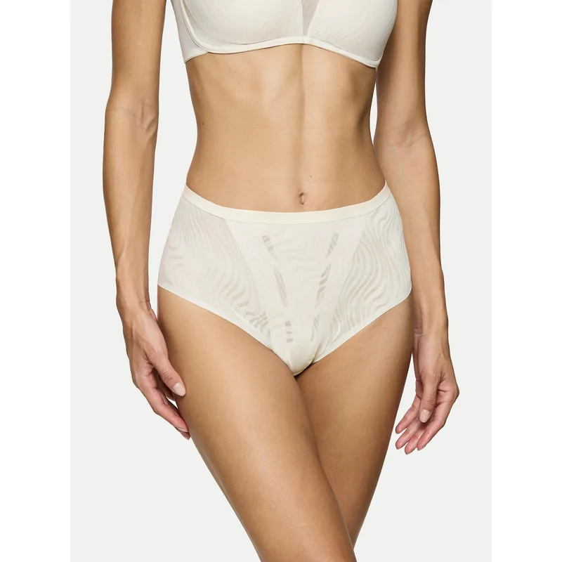 Triumph Κλασικό σλιπ ψηλόμεσο Shape Smart Ellipse 10222289 Εκρού