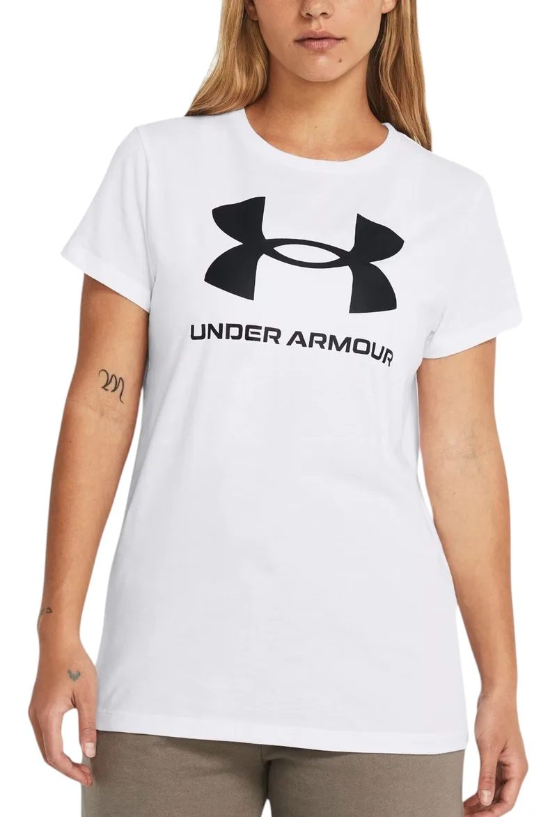 Μπλούζα Κοντομάνικη Under Armour Sportstyle Logo 1356305-111 Γυναικείο