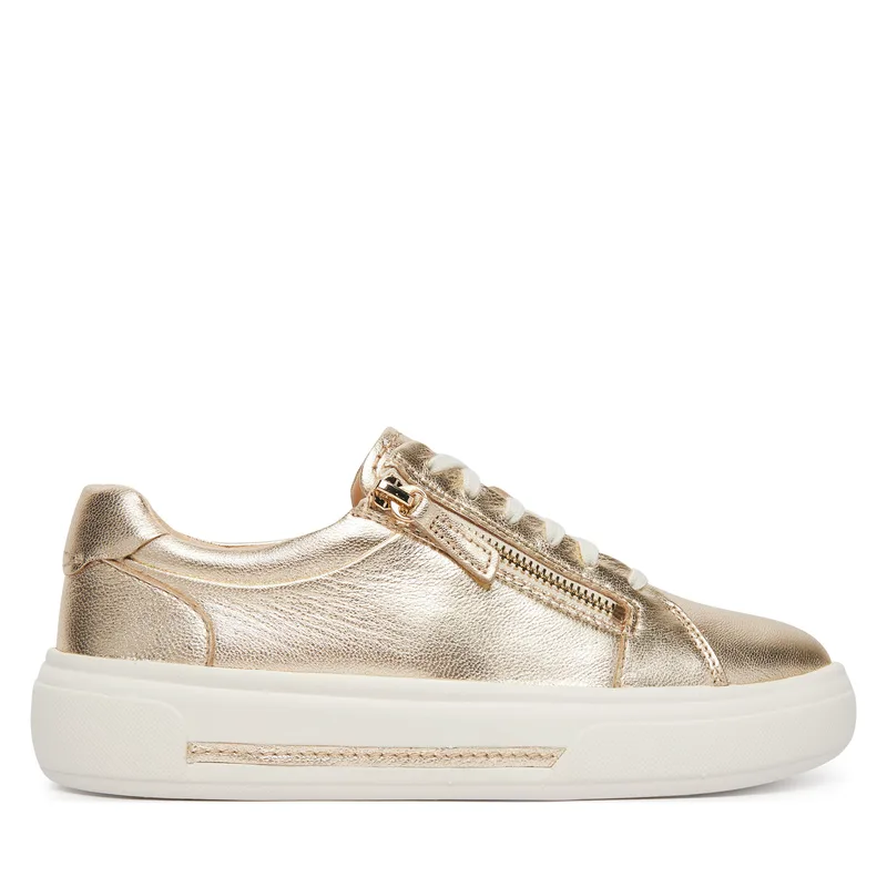Αθλητικά Clarks Hollyrose Zip 26185916 Χρυσό