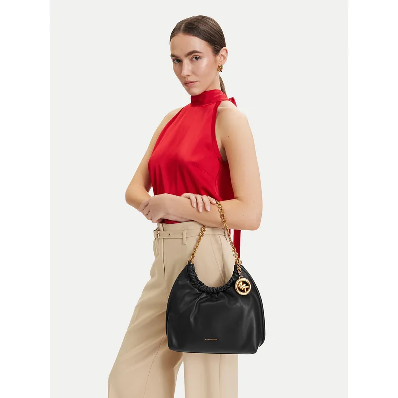 Τσάντα MICHAEL Michael Kors Indie 32S6A50C6L Μαύρο