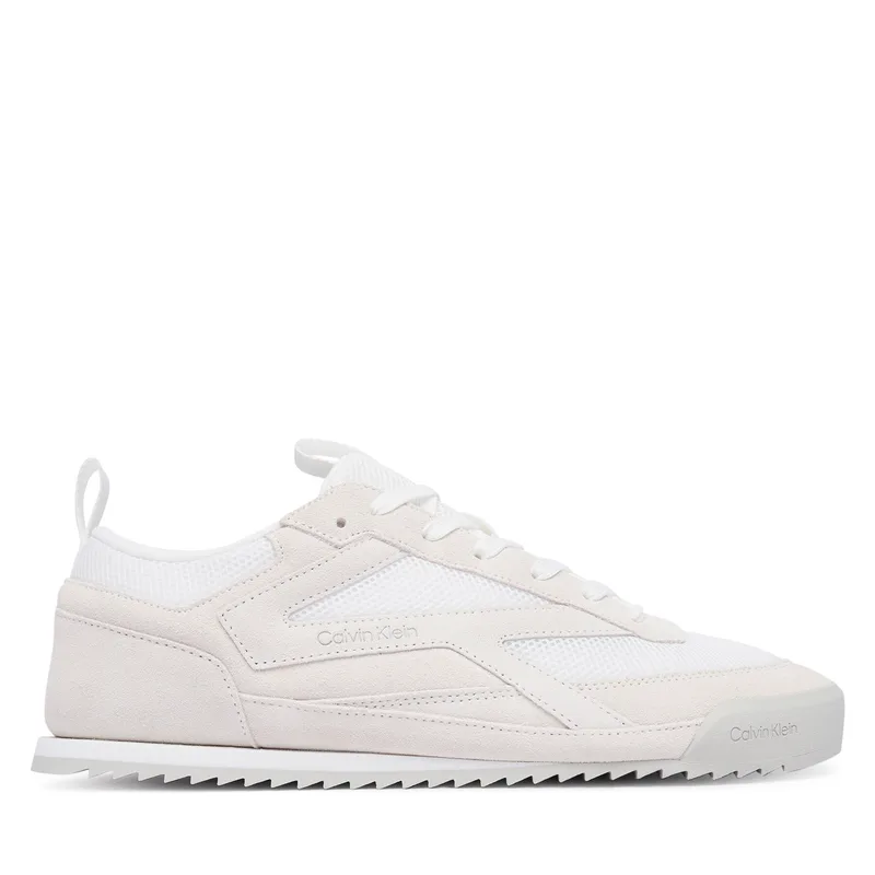 Αθλητικά Calvin Klein Low Pro Runner Mix Mat HM0HM02208 Λευκό