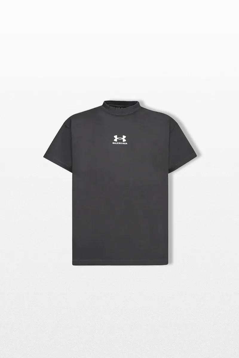 BALENCIAGA Ανδρικό Μαύρο Washed Oversized T-Shirt