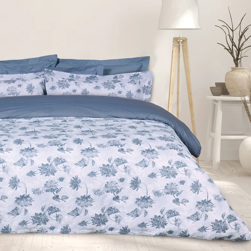 Σεντόνια King Size Σετ Das Home Happy 9672 Blue 260x280