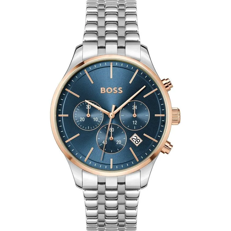 BOSS Avery Chronograph - 1514158, Silver case with Stainless Steel Bracelet