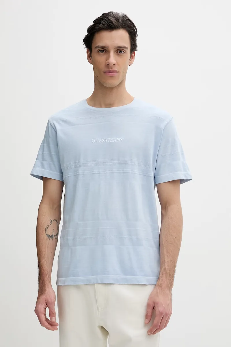 Guess Jeans basic t-shirt ανδρικό βαμβακερό