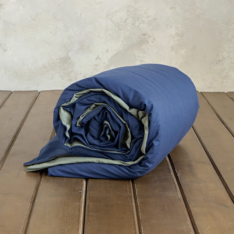 Παπλωματοθήκη Μεμονωμένη King Size 240X260 Colors Nima Rock Green / Dark Denim (240x260)