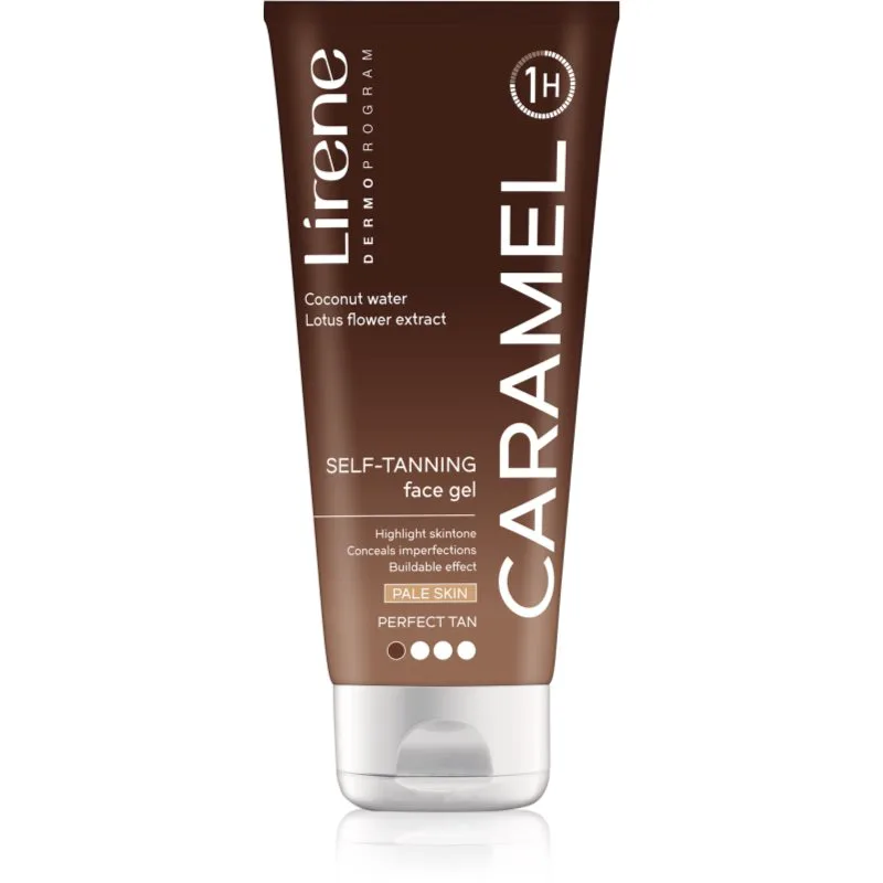 Lirene Perfect Tan τζελ αυτομαυρίσματος για το πρόσωπο 75 ml