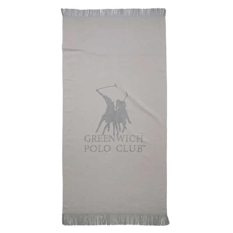 Πετσέτα Θαλάσσης (80x170) Greenwich Polo Club Beach 3778 Grey