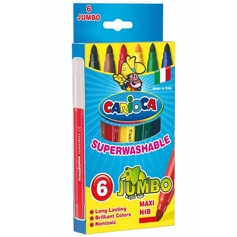 40568 CARIOCA ΜΑΡΚΑΔΟΡΟΙ JUMBO 6ΤΕΜ