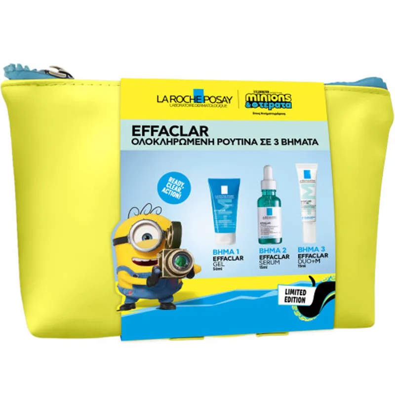 La Roche-Posay Effaclar Promo Purifying Foaming Gel 50ml & Serum Ultra Concentrated 15ml & Duo + M 15ml & Δώρο Νεσεσέρ 1 Τεμάχιο