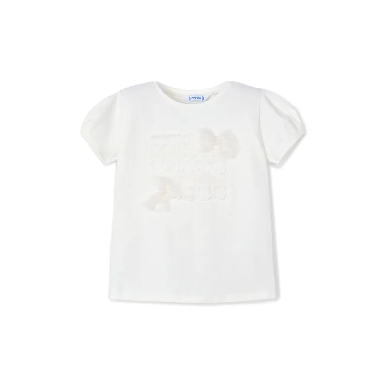 Mayoral T-Shirt 3001 Εκρού Regular Fit