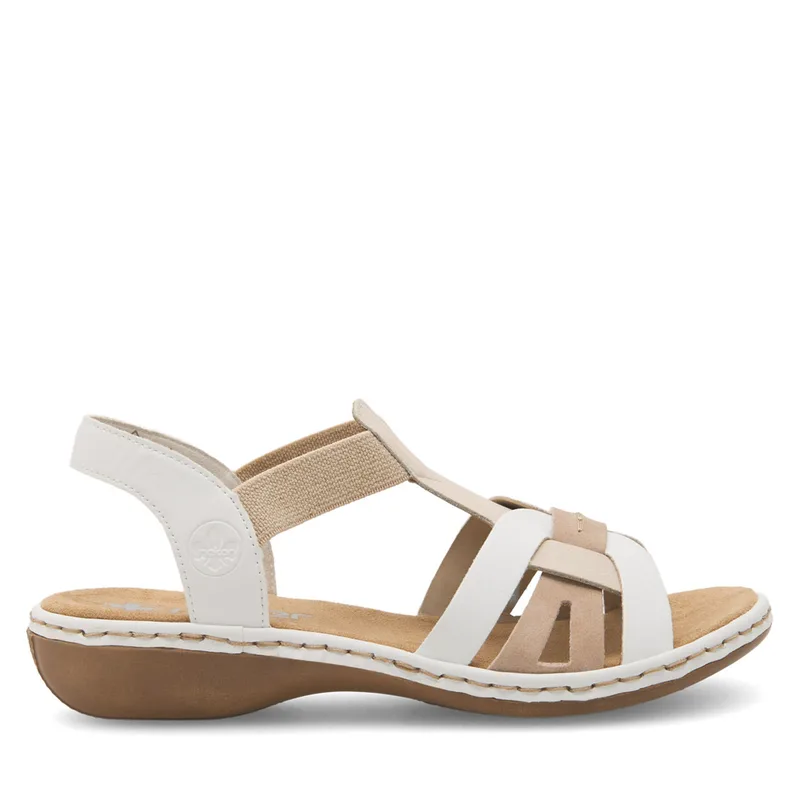 Σανδάλια Rieker 65918-81 Μπεζ