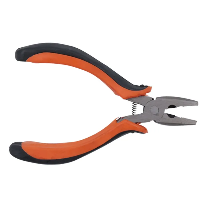 Mini Ίσια Πένσα Ηλεκτρολόγου Μήκους 110mm σε 4 Χρώματα Πορτοκαλί