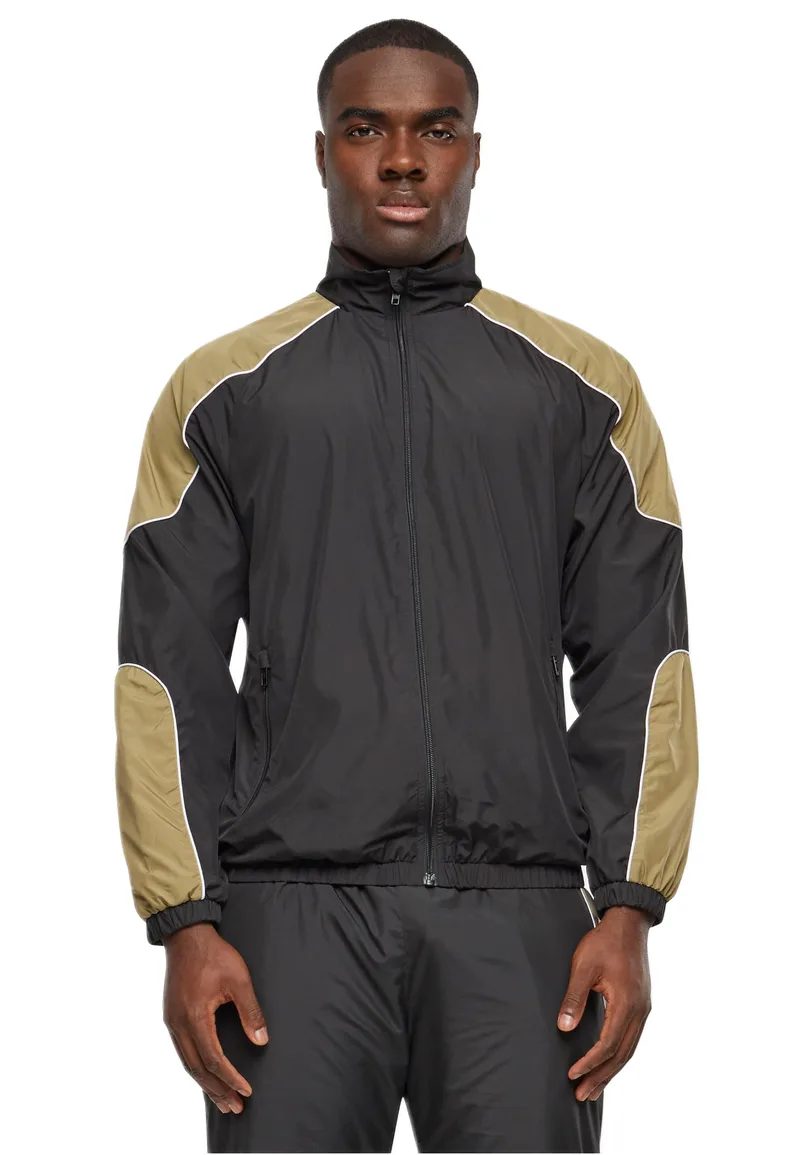 Piped Track Jacket Urban Classics TB6646-00007 black