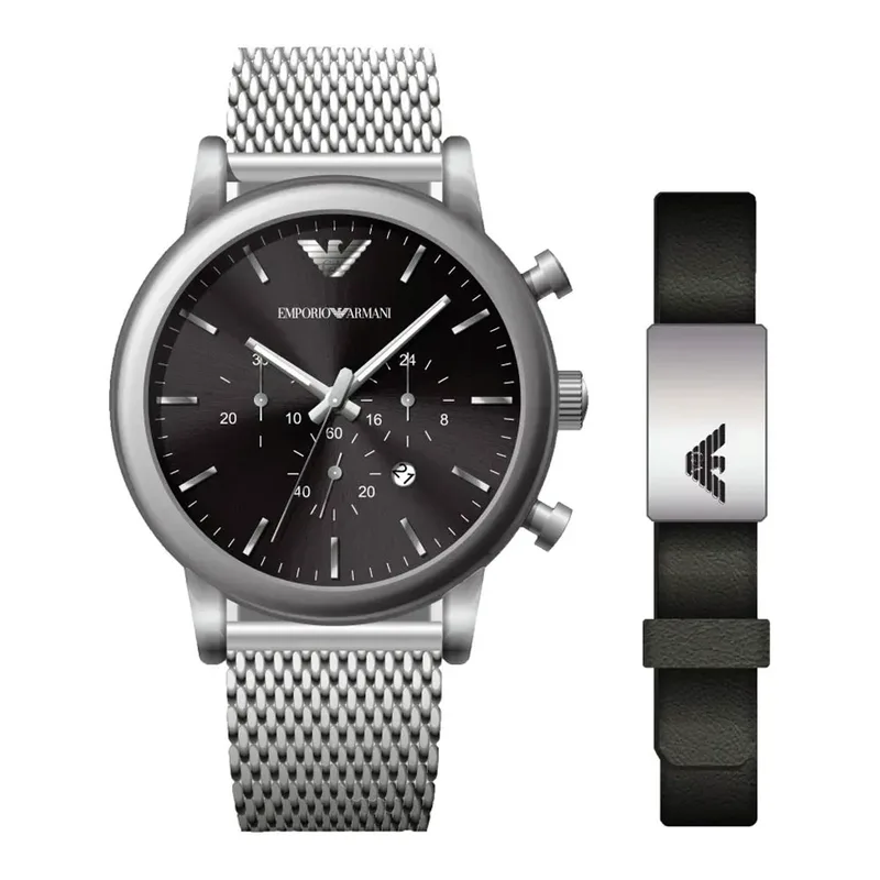 Emporio Armani Set Stainless Steel Bracelet AR80062SET