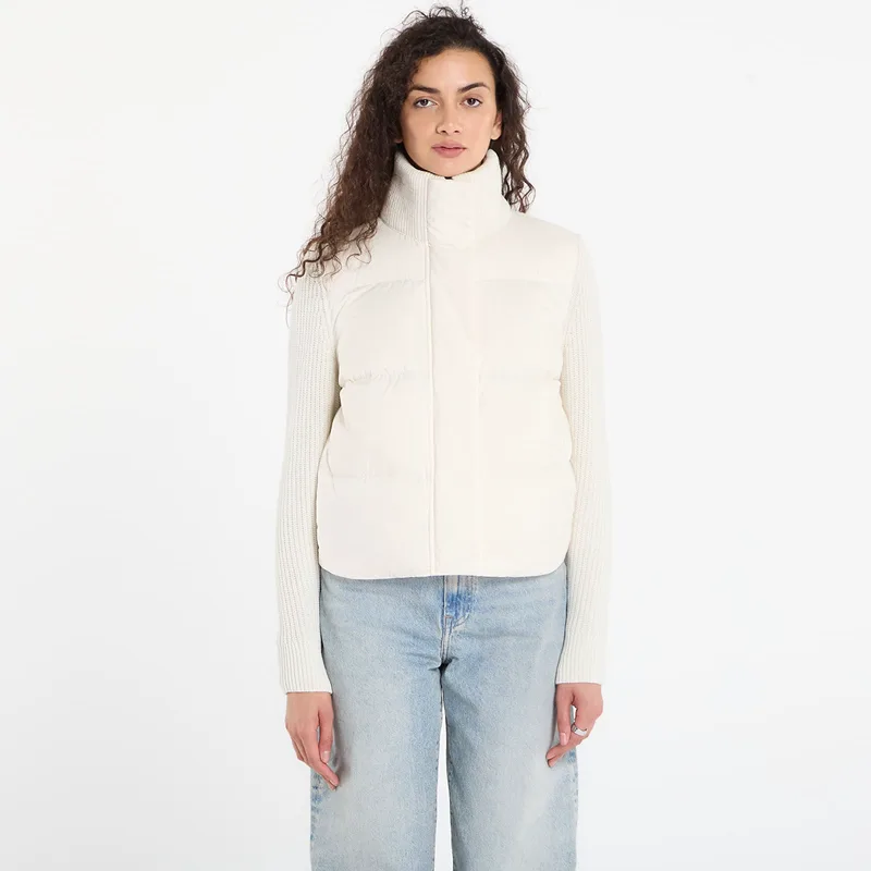 Μπουφάν Tommy Hilfiger Modern Down Knit Mix Reg Jacket Ivory Silk M