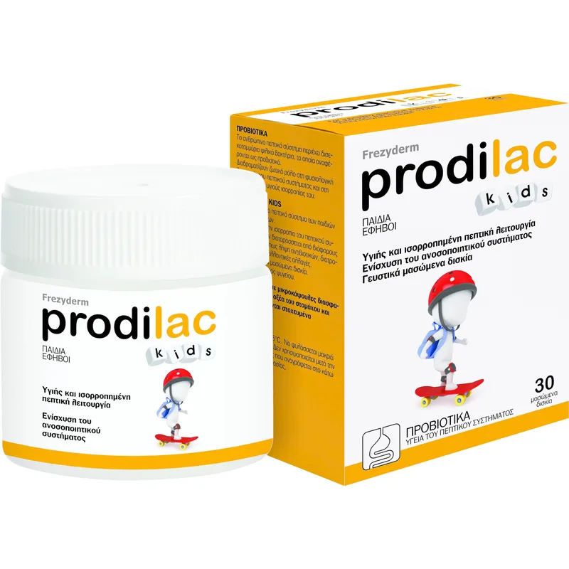 Frezyderm Prodilac Kids Προβιοτικά για Παιδιά & Έφηβους 2-16 Ετών 30 Μασώμενα Δισκία