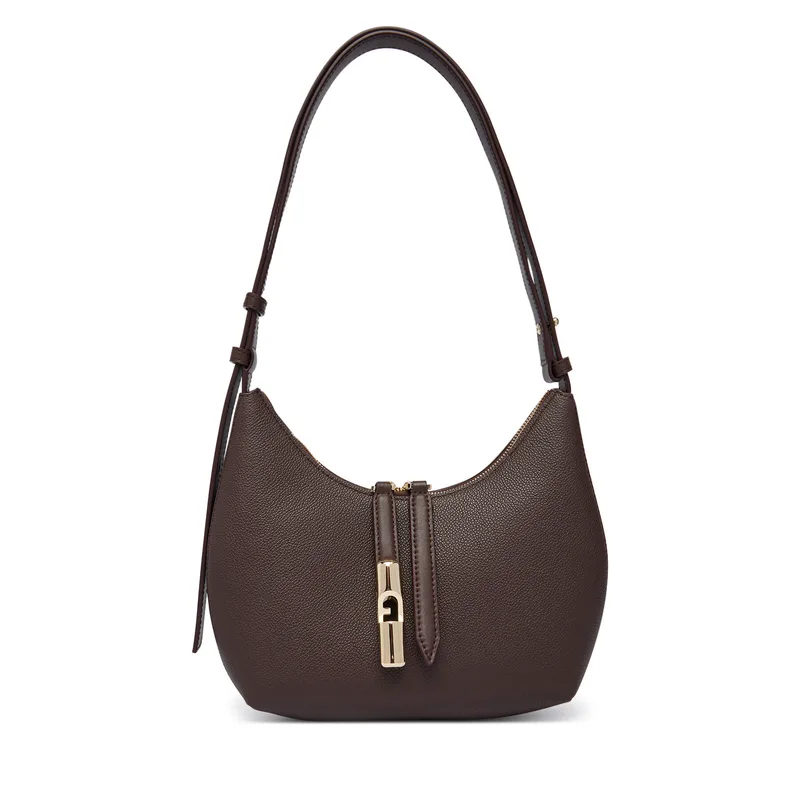 Τσάντα Furla Goccia S WB01500 BX3353 CN 2460S Σκούρο καφέ