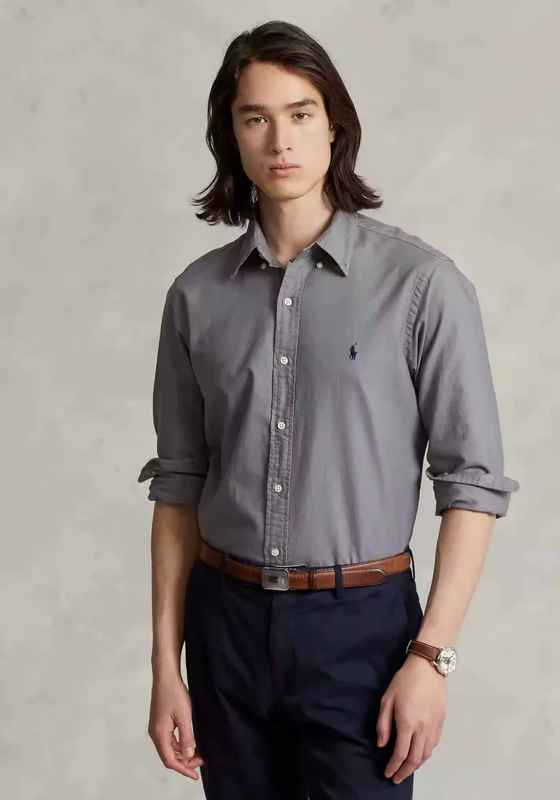 Polo Ralph Lauren Πουκάμισο της σειράς Oxford - 710805564 004 Grey