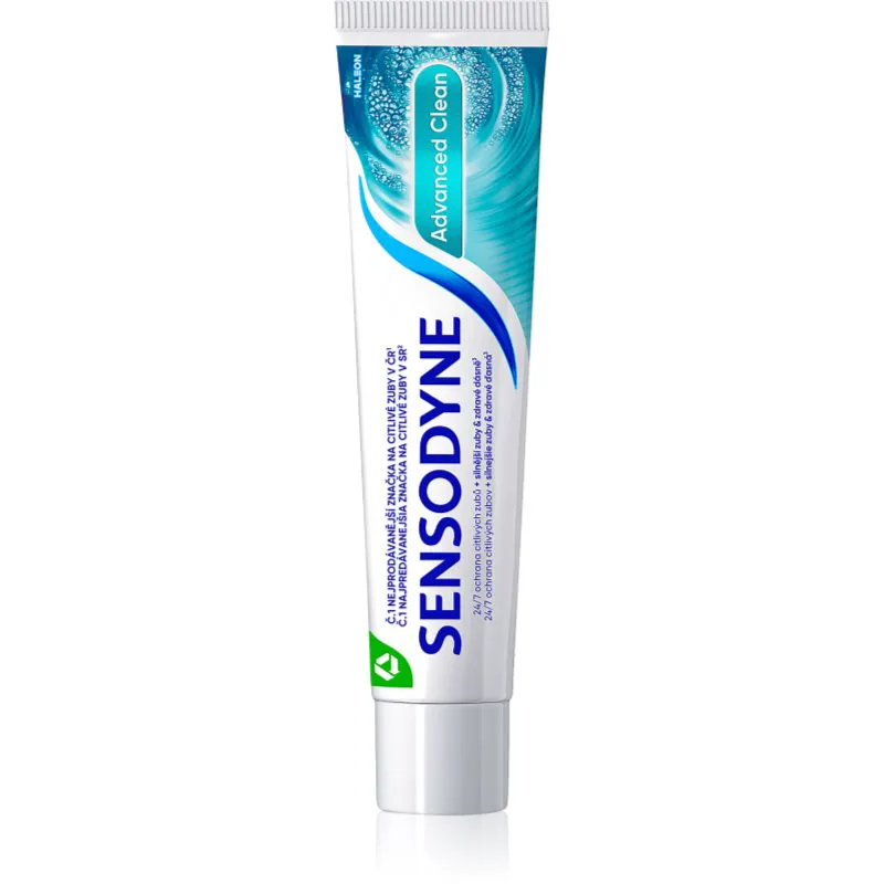 Sensodyne Advanced Clean οδοντόκρεμα με φθόριο για πλήρη προστασία των δοντιών 75 ml