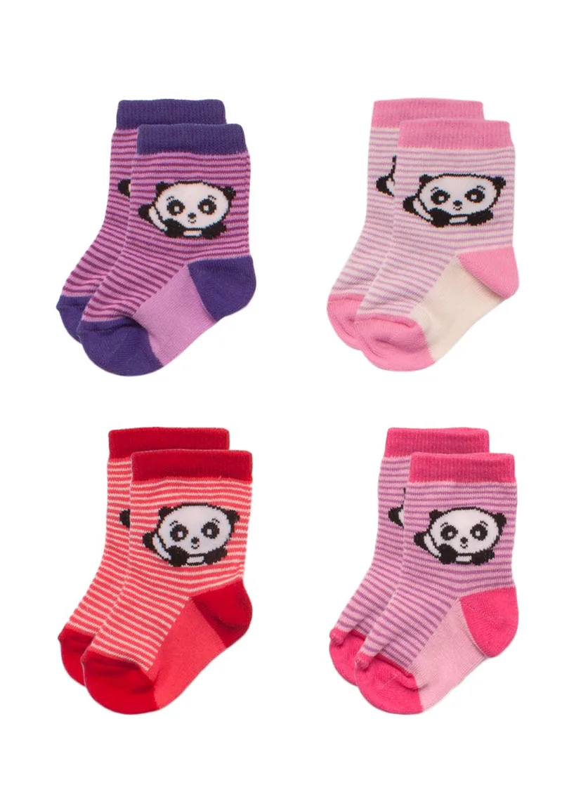 Καλτσάκια βρεφικά Panda 4 Τεμ. BEBE47