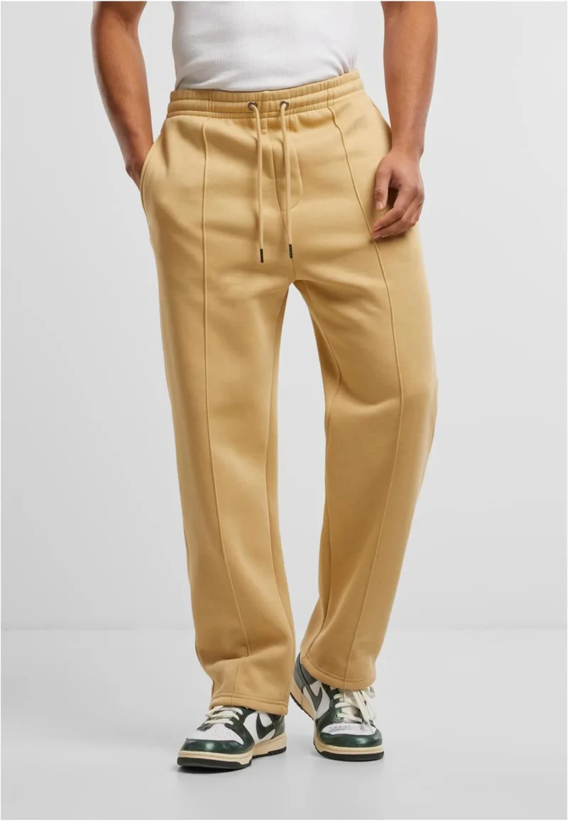 Fluffy pintuck track pants Urban Classics TB7317-03738 unionbeige