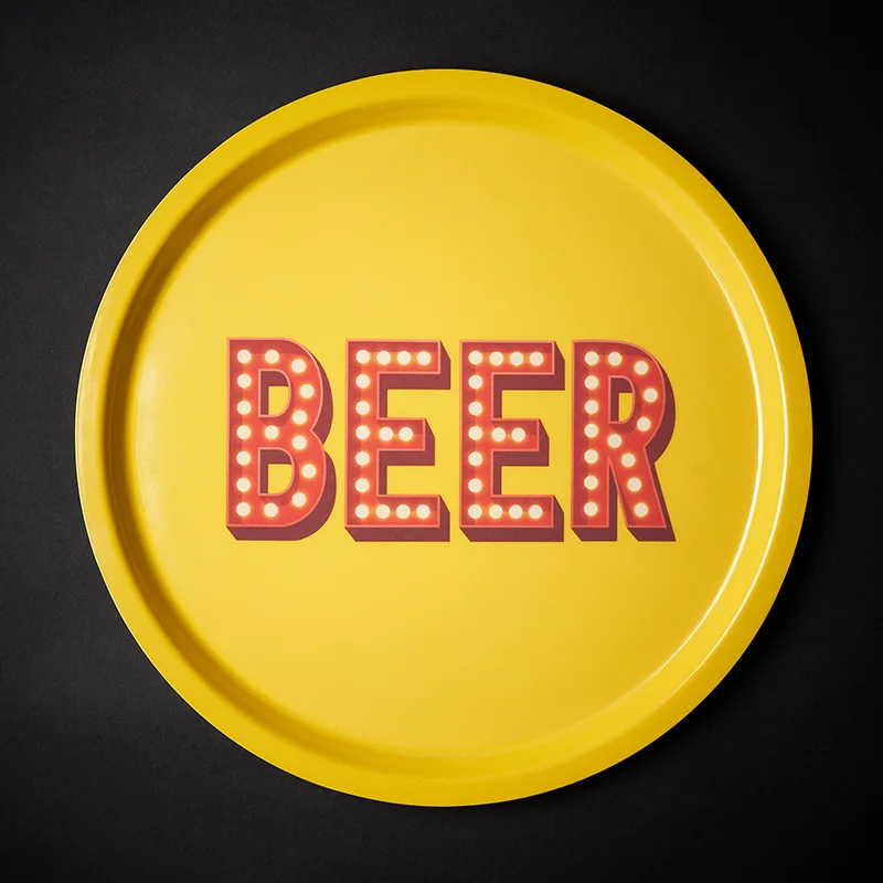 Στρογγυλός Δίσκος - Beer Large 33 cm