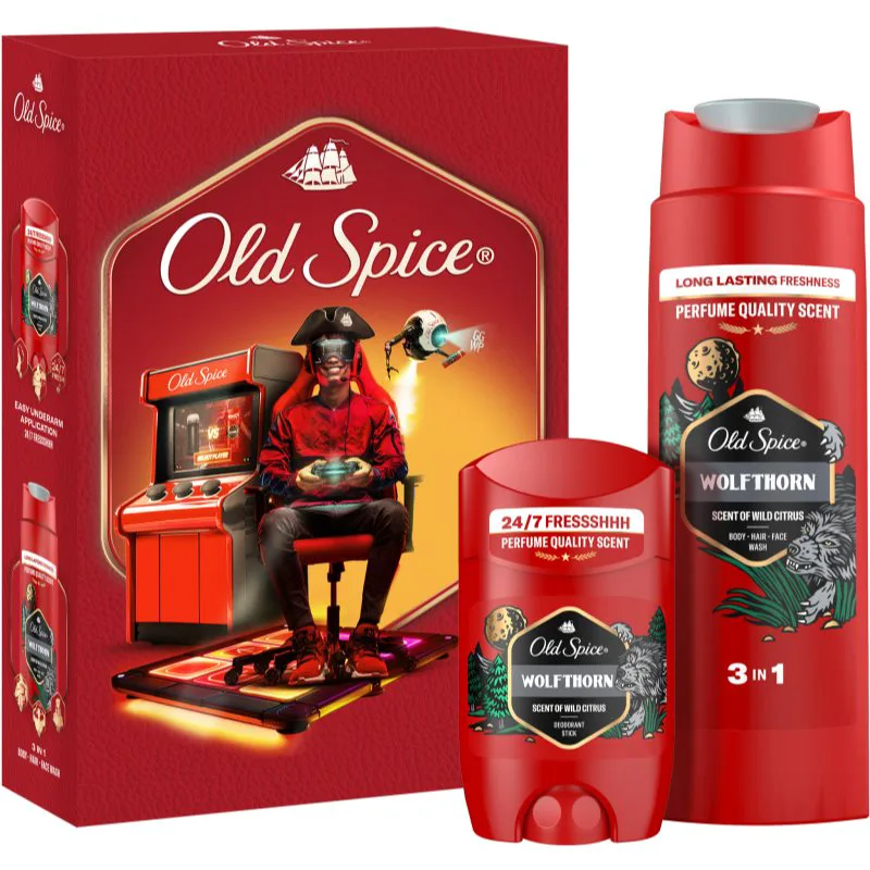 Old Spice Wolfthorn Gamer σετ δώρου για άντρες