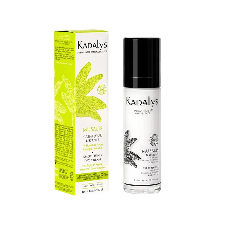 Kadalys Musalis Organic green banana anti-aging first wrinkle smoothing day cream 50ml