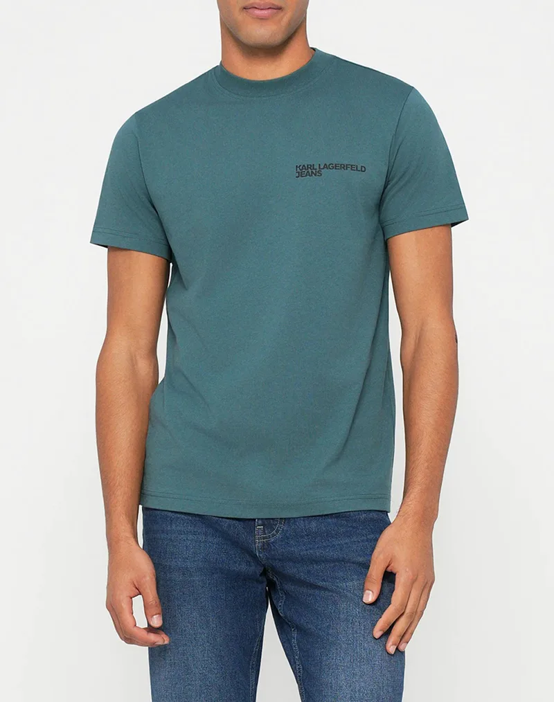 KARL LAGERFELD JEANS KLJ SLIM SS TEE A1M17003-2ID Petrol