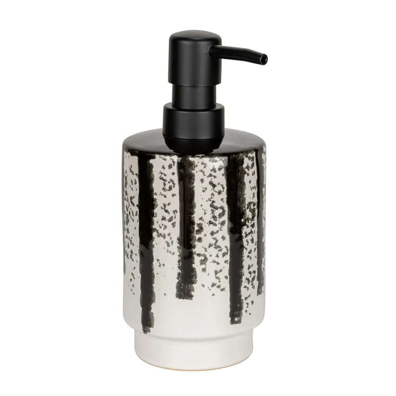 Dispenser Μπάνιου 340ml (9x8x18) Wenko Subiza Black/White 26344100