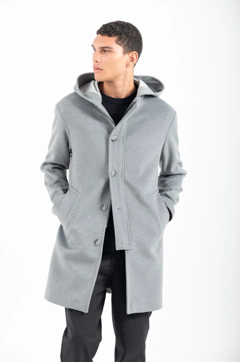 Παλτό Vittorio 400-2526-STABIO GREY Γκρι