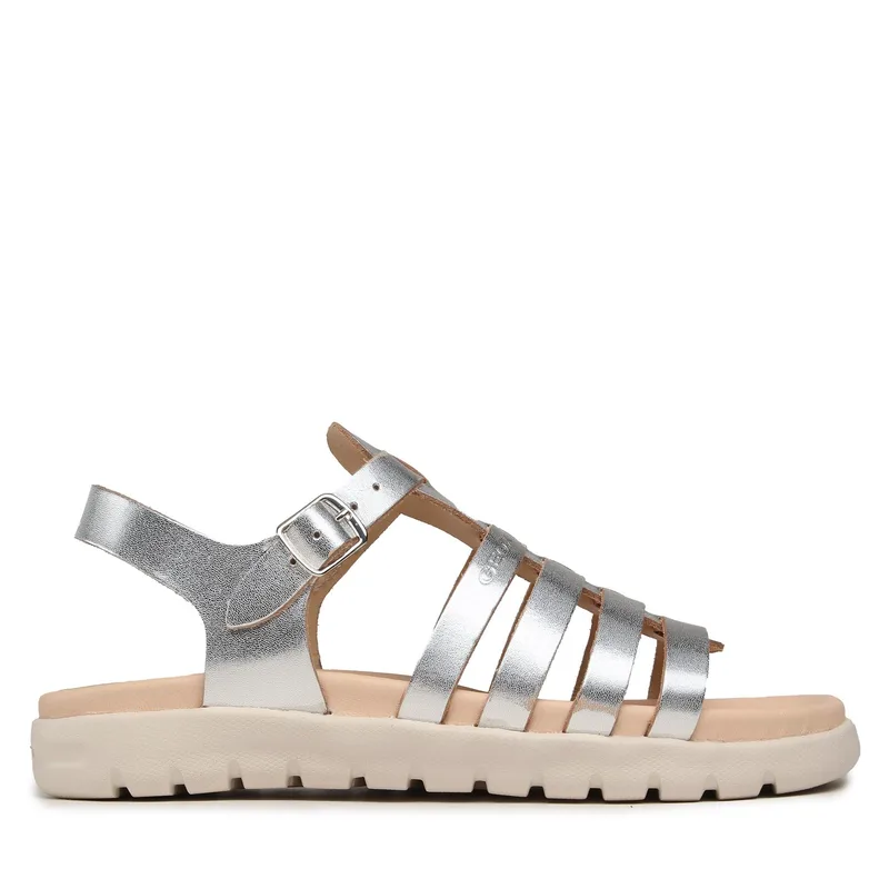Σανδάλια Geox J Sandal Soleima Gir J35GSB000CFC1007 D Ασημί