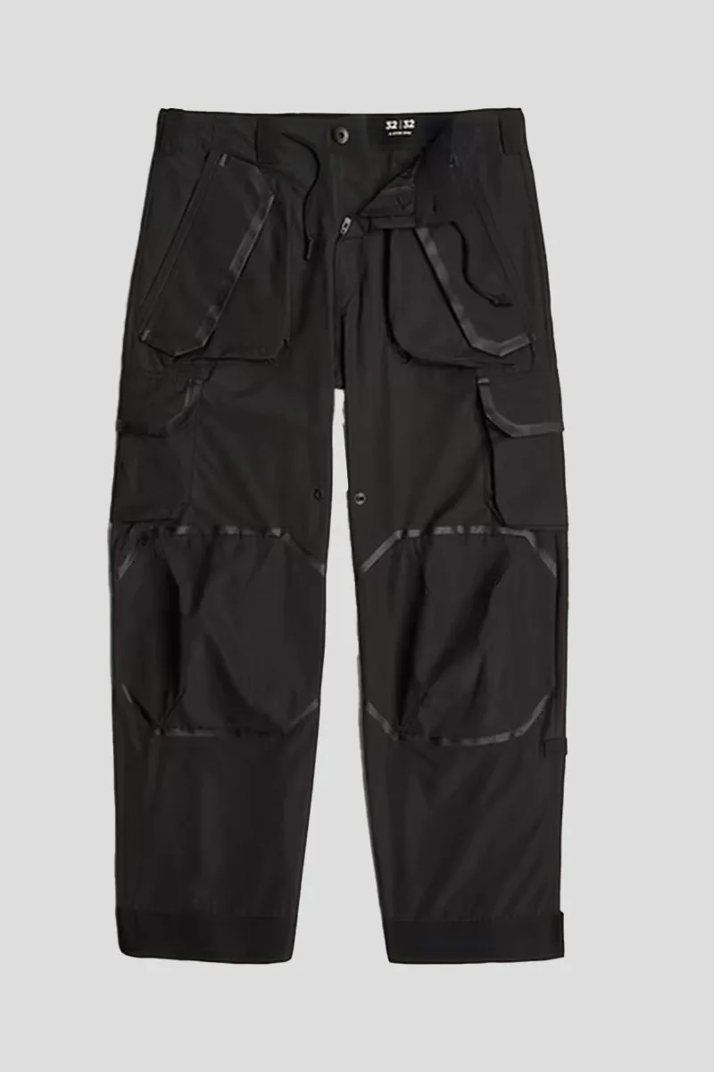 G-STAR Ανδρικό Μαύρο 3D Relaxed Knee Cargo Pants