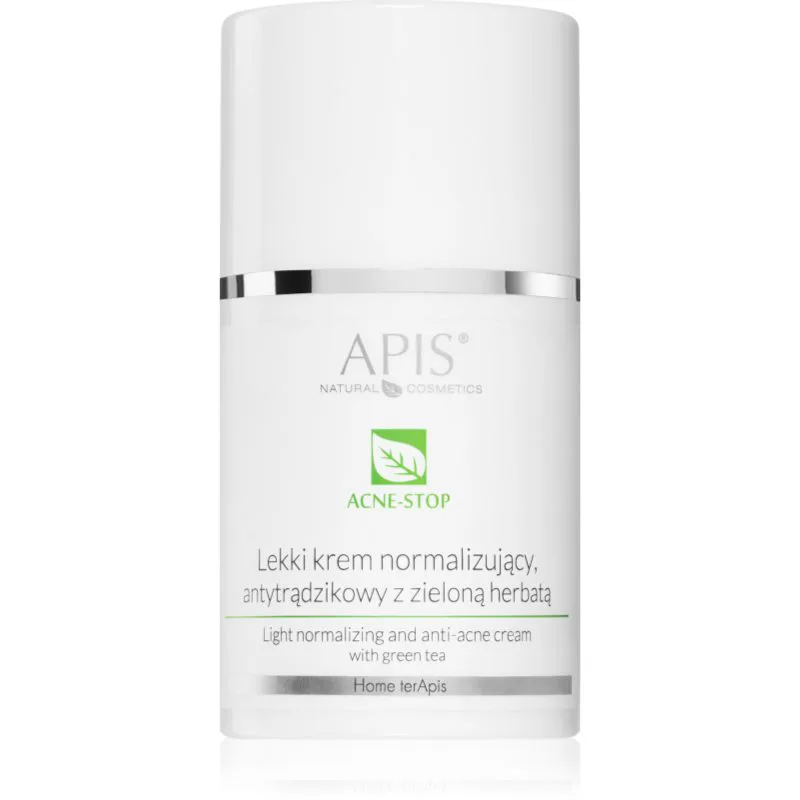Apis Natural Cosmetics Acne-Stop Home TerApis ελαφριά κρέμα κατά της ακμής για ρύθμιση της παραγωγής σμήγματος 50 ml