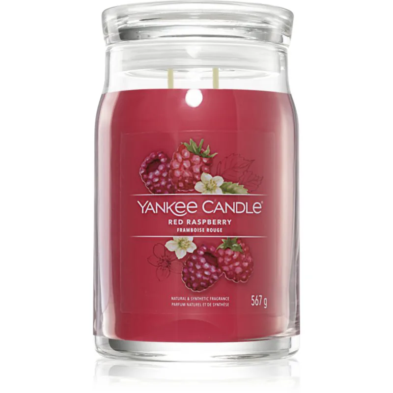Yankee Candle Red Raspberry αρωματικό κερί Signature 567 γρ