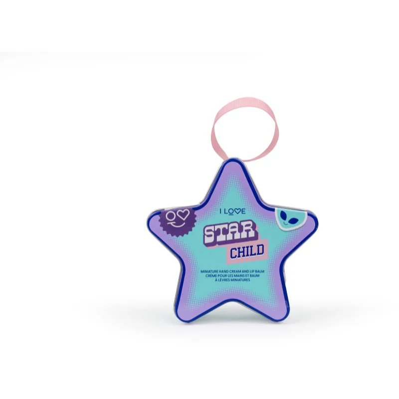 I Love Star Child σετ δώρου μεταλλικό κουτί