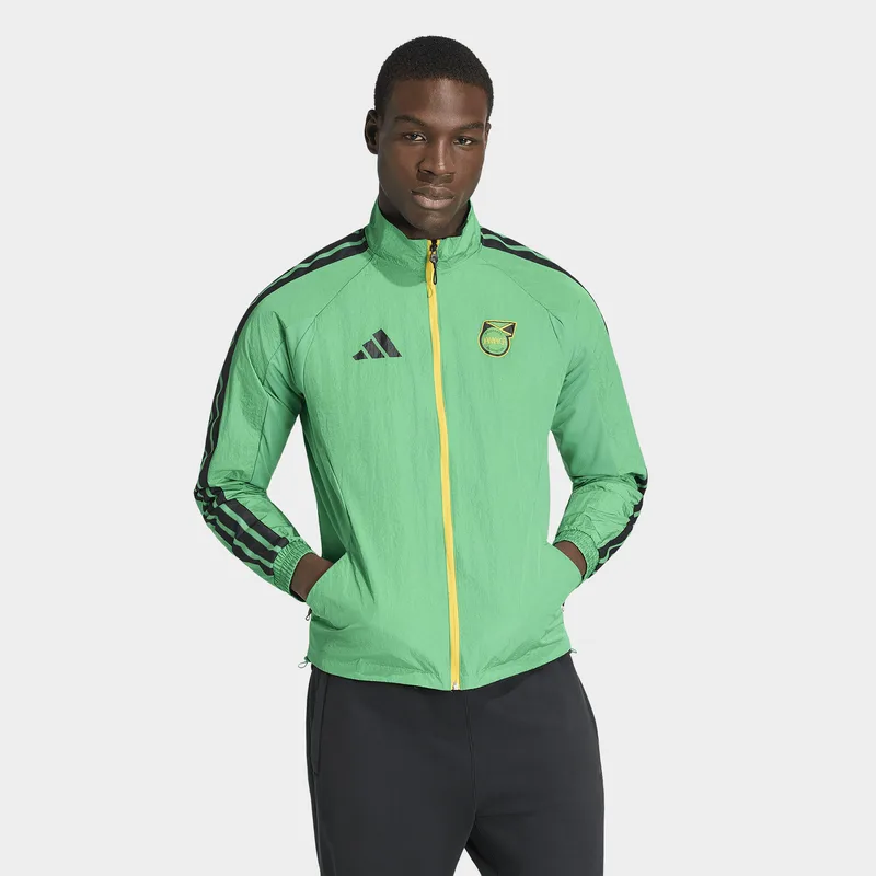 adidas Jamaica X Bob Marley Away Anthem Ανδρικό Αντιανεμικό Μπουφάν (9000274351_58467)