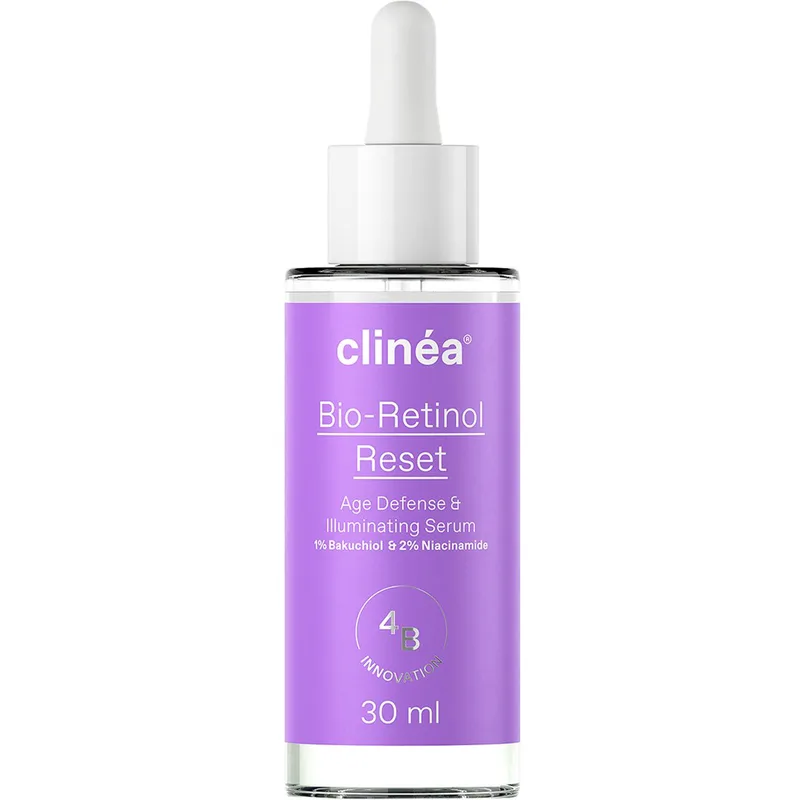 Clinea Bio-Retinol Reset Age Defence & Illumminating Serum 30ml,Ορός Αντιγήρανσης & Λάμψης με Νιασιναμίδη