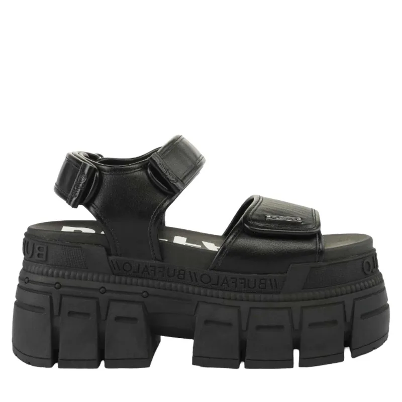 Γυναικεία Gospher Σανδάλια Μαύρα Buffalo BUF1602310-BLACK