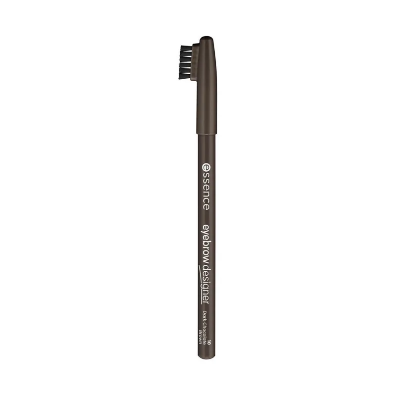 Μακιγιάζ φρυδιών Essence Eyebrow Designer Eyebrow Brush Pencil - 10 Dark Chocola
