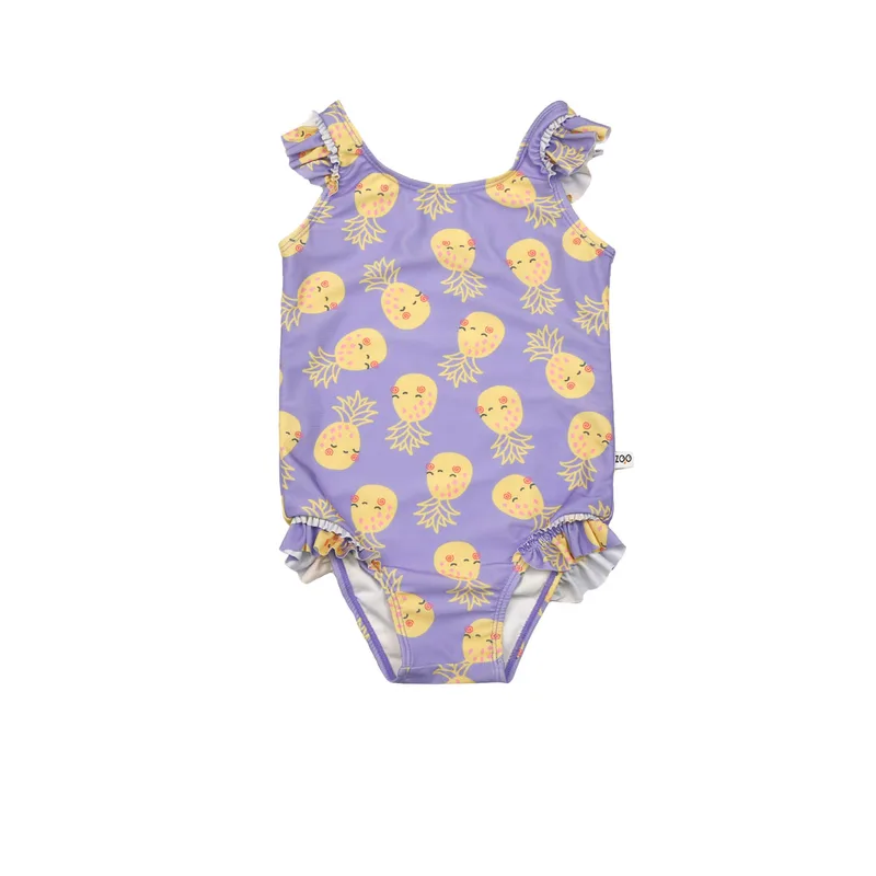Παιδικό Ολόσωμο Μαγιό Αμάνικο Zoocchini Pineapple 12-24 Μηνών 12-24 Μηνών