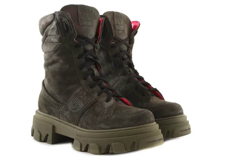 Μποτάκια Chiara Ferragni CF-1 Booties CF3040_169-MILITARY SUEDE Γυναικείο