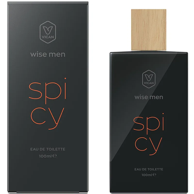 Vican Wise Men Eau de Toilette Spicy Cardamom & Bitter Πορτοκαλί Notes Ανδρικό Άρωμα με Νότες Κάρδαμου & Πορτοκαλιού για Απόλυτη Αίσθηση Φρεσκάδας & Αναζωογόνησης 100ml