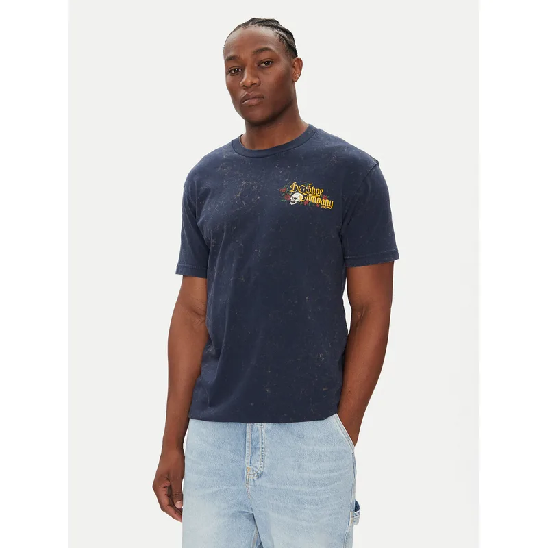 DC Shoes T-Shirt ADYZT05460 Σκούρο μπλε Heritage Fit