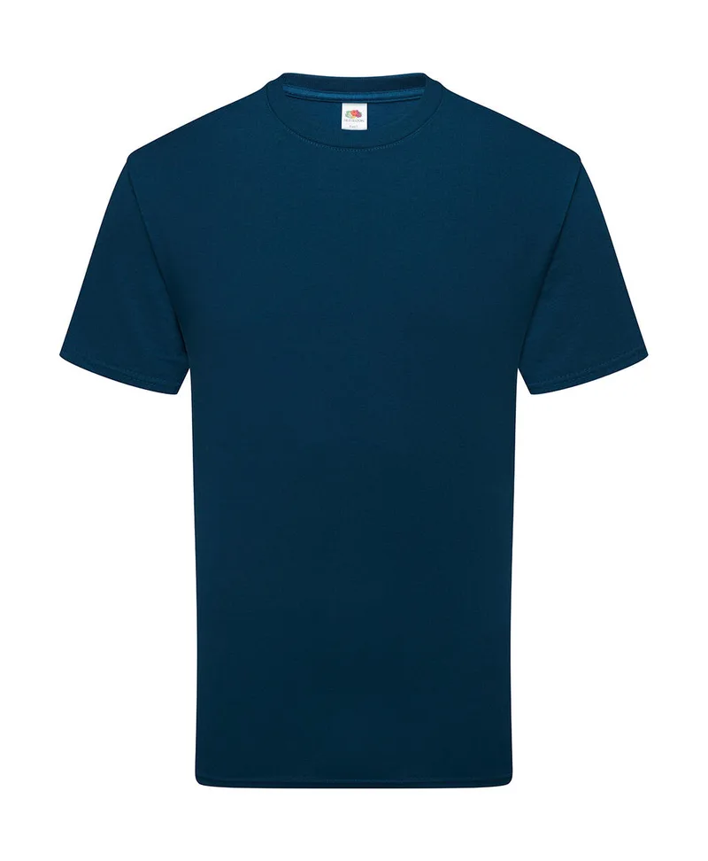 Pure Cotton T-Shirt Fruit of the Loom 061362 Mountain Blue