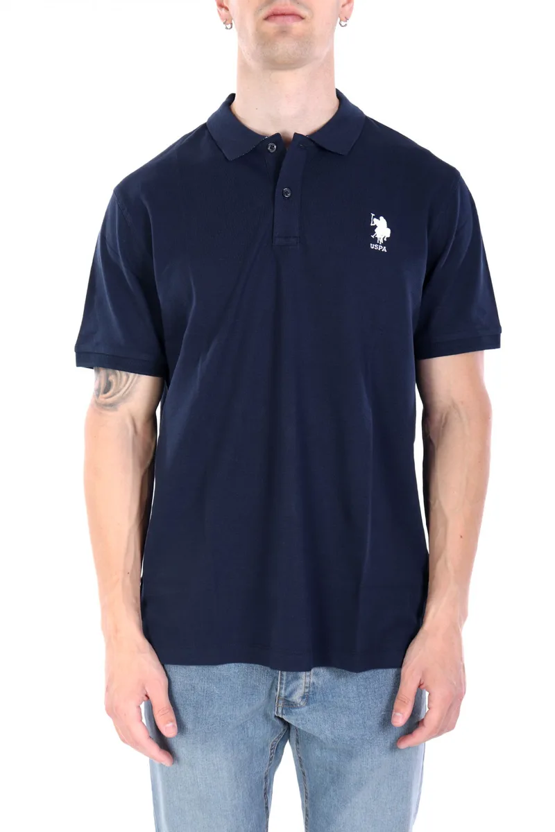 U.S. POLO ASSN. ΜΠΛΟΥΖΑ ΜΠΛΕ ΑΝΔΡΙΚΟ POLO ΠΙΚΕ